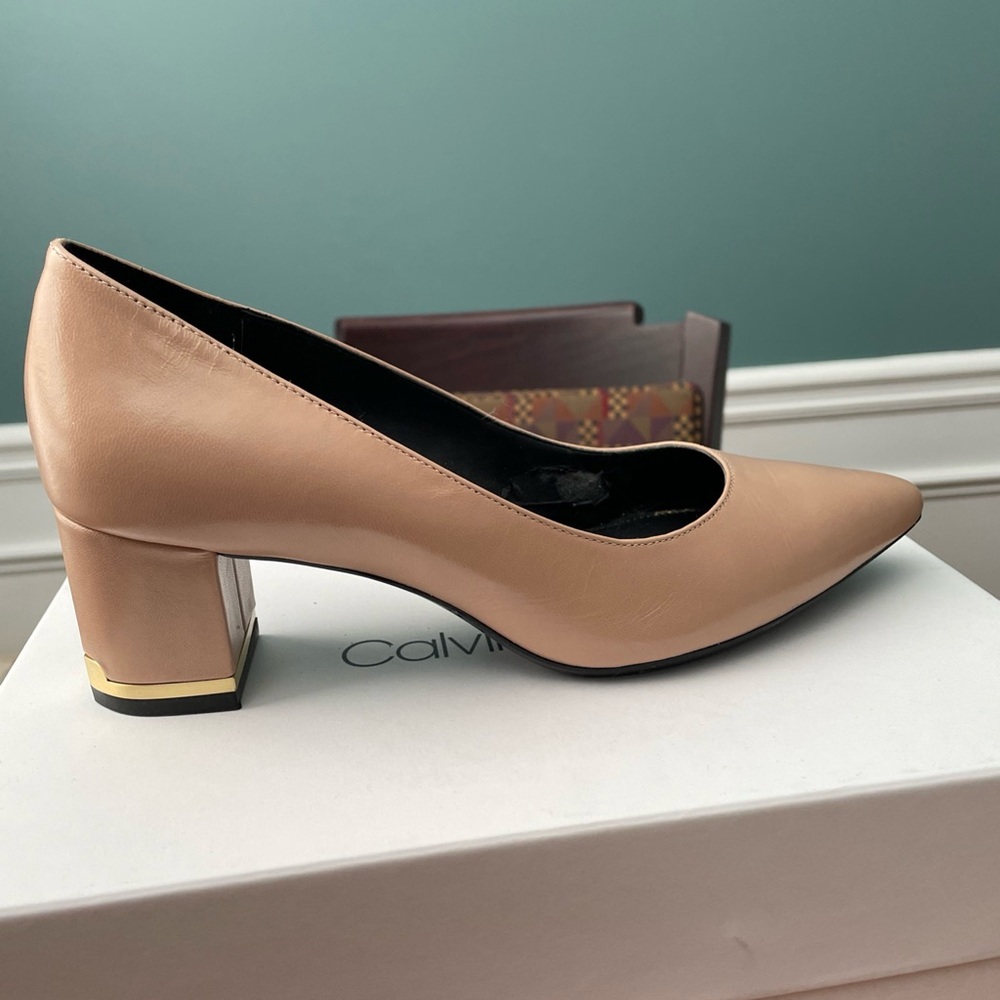 Calvin Klein Women's Nude Heels - Picture 13 of 14